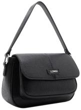 Patricia L.Credi schwarze Crossovertasche vegan Überschlag