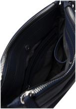 L.Credi Schultertasche Dusty Blue vegan Ella blau Anhänger