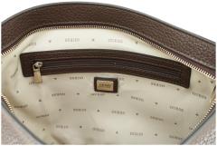 Umhängetasche Guess Marsha Espresso dunkelbraun genarbt