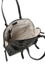 FREDsBRUDER Henkeltasche Ever Faded Big Black gekrinkeltes Leder