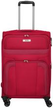 erweiterbarer Rollenkoffer Skyline Orlando M 65cm rot