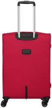 erweiterbarer Rollenkoffer Skyline Orlando M 65cm rot