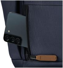 große Handtasche Cabaia Tote Bag Launceston M Vordertasche hellbraun Laptop