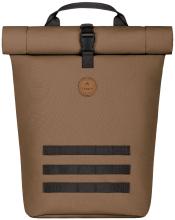 Cabaia Sitges Rolltop Tagesrucksack braun Vordertasche nachhaltig