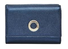 Mandarina Duck Mellow Metal Klappgeldbörse Indigo Blue blau metallic