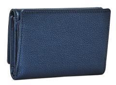Mandarina Duck Mellow Metal Klappgeldbörse Indigo Blue blau metallic