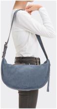 FredsBruder Velourledertasche Carry Me Denim Blue