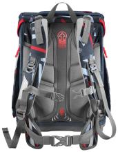 Schulrucksack Komplettset grau rot Auto Step by Step Sports Car Mick