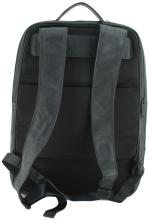 Businessrucksack schwarz Leder Harbour 2nd City Lights Glasgow