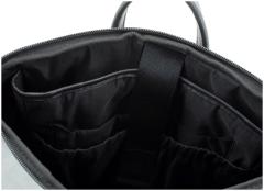 Lederrucksack Harbour 2nd City Lights Dundee schwarz