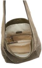 FREDsBRUDER Schultertasche The Beaded Greyish Khaki