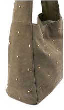 FREDsBRUDER Schultertasche The Beaded Greyish Khaki