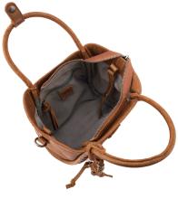 kleine Henkeltasche All in Layer FREDsBruder Desert Brown Leder