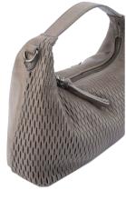 mittelgroße Beuteltasche FredsBruder Soft Cut Leder Muddy Khaki Brown