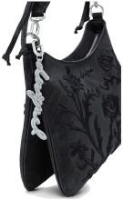 verspielte schmale Damentasche Desigual Floral Romeo bestickt Rose Manaos