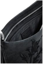 verspielte schmale Damentasche Desigual Floral Romeo bestickt Rose Manaos