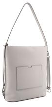 Tote Bag Leder FredsBruder MyBestie Upright Hobo Light Grey