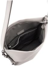 Tote Bag Leder FredsBruder MyBestie Upright Hobo Light Grey