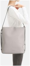 Tote Bag Leder FredsBruder MyBestie Upright Hobo Light Grey