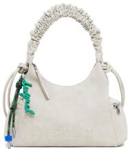 Montville beige Piedra geräumige Handtasche Desigual Steingrau Zugband