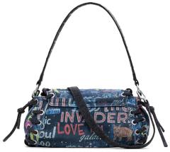 bunte Desigual Crossover Bag Zarauz Pop Art Print jugendlich Pizzicato Überschlag