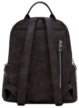 Desigual Backpack braun Poker Face Nieten Chocolate Chester mini
