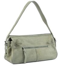 FredsBruder Schultertasche My Forever Friend Leaf Hellgrün Vintage Leder