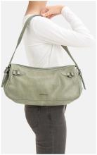 FredsBruder Schultertasche My Forever Friend Leaf Hellgrün Vintage Leder