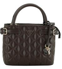 kleine Henkeltasche gesteppt Guess Paisleigh schwarz 