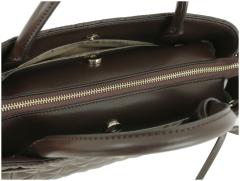 gesteppte Kurzgrifftasche dunkelbraun Paisleigh Espresso Guess