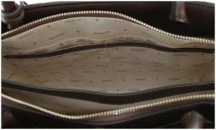 bürotaugliche Handtasche mit Steppung Guess Paisleigh schwarz 