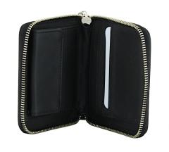 kompakte Geldbörse schwarz gesteppt Guess Paisleigh Black