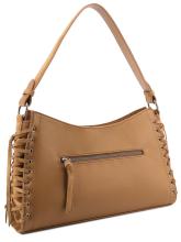 Rauhledertasche FredsBruder Laced Up Schnürung Desert Brown