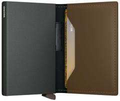 Kartenschutzhülle Leder Aluminium Secrid Matte Earth Beige