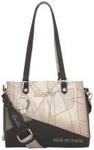 kompakte Henkeltasche Anekke Sophia Auralis bestickt beige