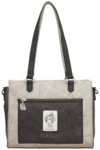 kompakte Henkeltasche Anekke Sophia Auralis bestickt beige