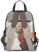 Anekke Damenrucksack Medium Sophia Braun gemustert