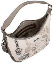 Anekke Muse Olympia Beuteltasche erweiterbar beige Print