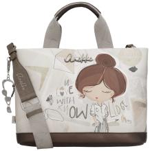 Anekke Henkeltasche Medium Sophia Beige Metallic