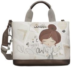 Anekke Henkeltasche Medium Sophia Beige Metallic