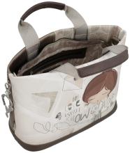 Anekke Henkeltasche Medium Sophia Beige Metallic