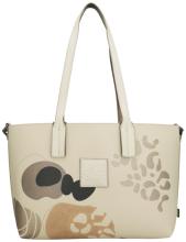 Anekke 2in1 wandelbarer Shopper Sophia Gaia Beige Beuteltasche innen