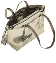 Anekke 2in1 wandelbarer Shopper Sophia Gaia Beige Beuteltasche innen