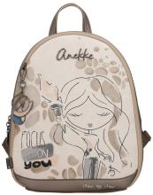 Alltagsrucksack bestickt Anekke Muse Olympia beige nude 