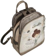 Daypack Anekke hell Finish Sophia Bücher Schriftrollen antik dunkelbeige Stickereien