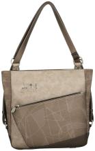 Anekke Taschenrucksack Sophia beige filigran Metallic Print