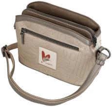 Anekke Umhängetasche mit Nietendekor Muse Olympia beige bunt