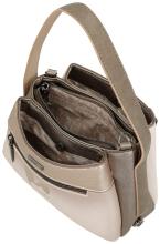 kompakte Anekke Crossovertasche beige Muse metallic Olympia Glitzersteine