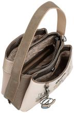kompakte Anekke Crossovertasche beige Muse metallic Olympia Glitzersteine