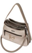 kompakte Anekke Crossovertasche beige Muse metallic Olympia Glitzersteine